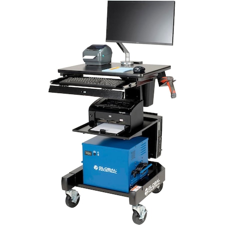 Global Industrial Orbit Mobile Powered Cart with 100AH Battery 436999BK